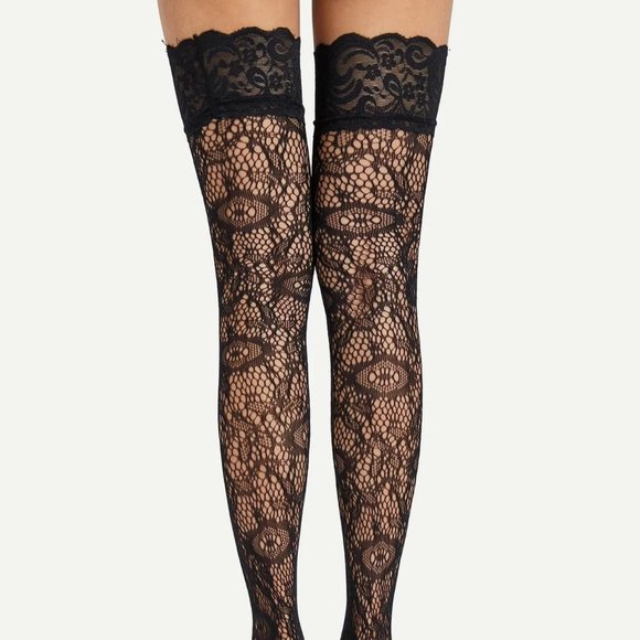 NWT Very sexy thigh high lace stockings - Picture 2 of 3